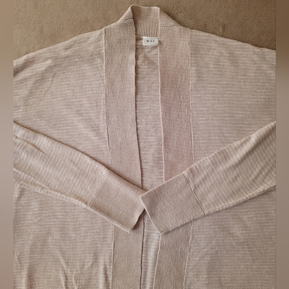 Gap Women Cream/White Striped Open Front Cardigan Size XS - Picture 1 of 4